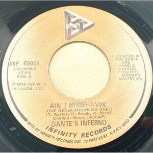 Dantes Inferno Aint Misbehavin / Round About Midnight 45 Vinyl 70s Disco
